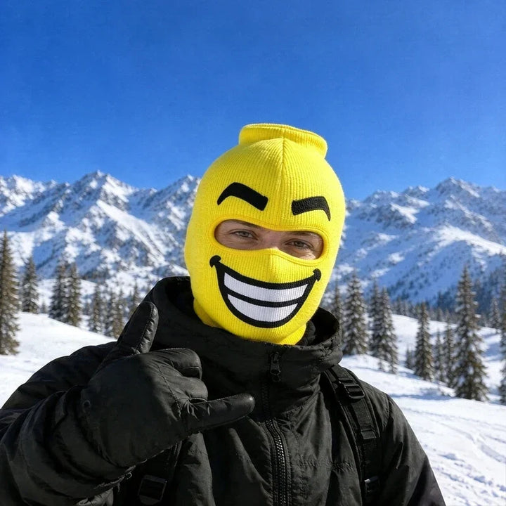 Unisex Knitted Funny Face Balaclava Ski Mask | Winter
