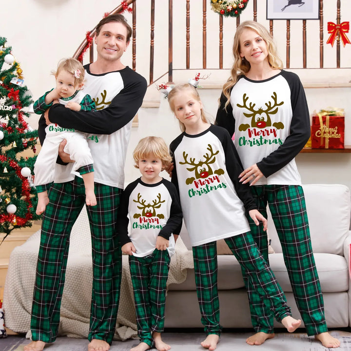 Family Matching Printed Pajamas Set | Christmas