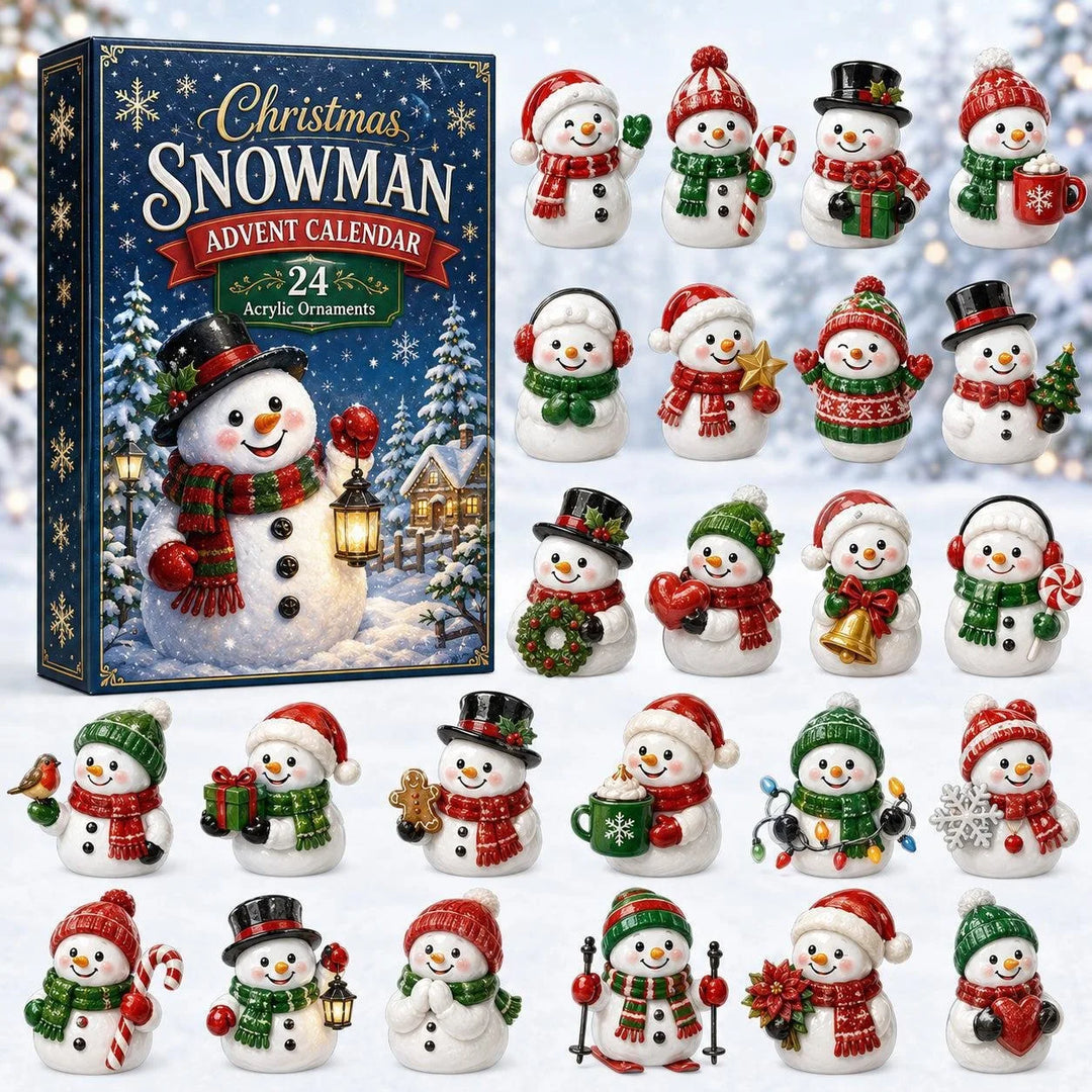 Calendrier de l’Avent de Noël | décorations miniatures | 24 jours