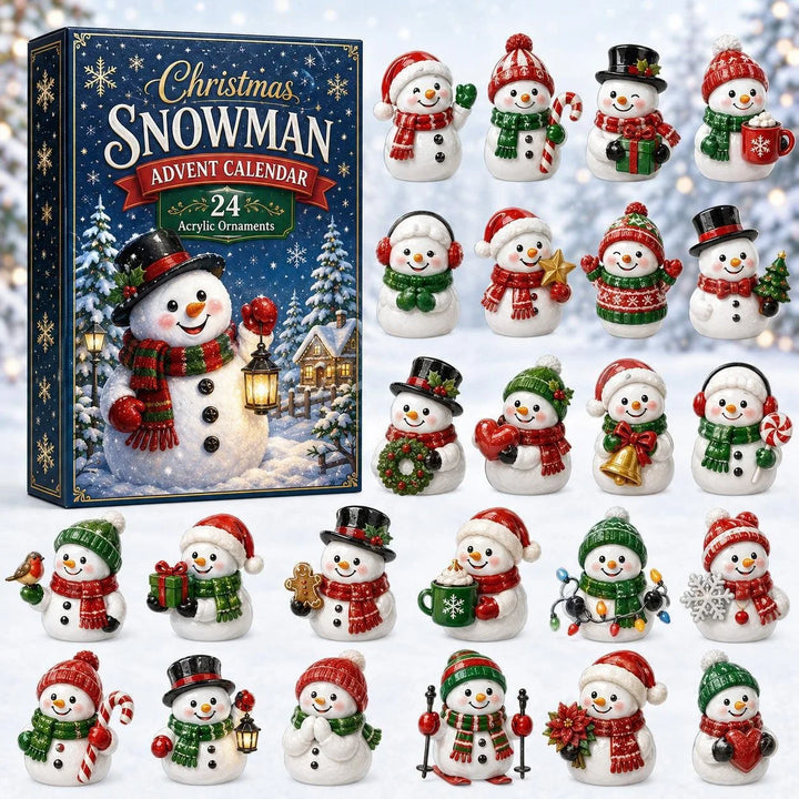 Calendrier de l’Avent de Noël | décorations miniatures | 24 jours