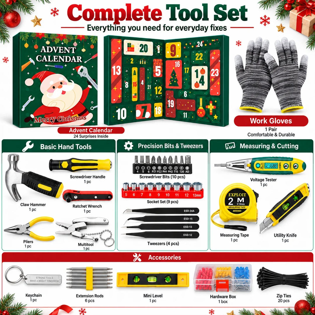 DIY Tool Advent Calendar With Repair Kit | Christmas