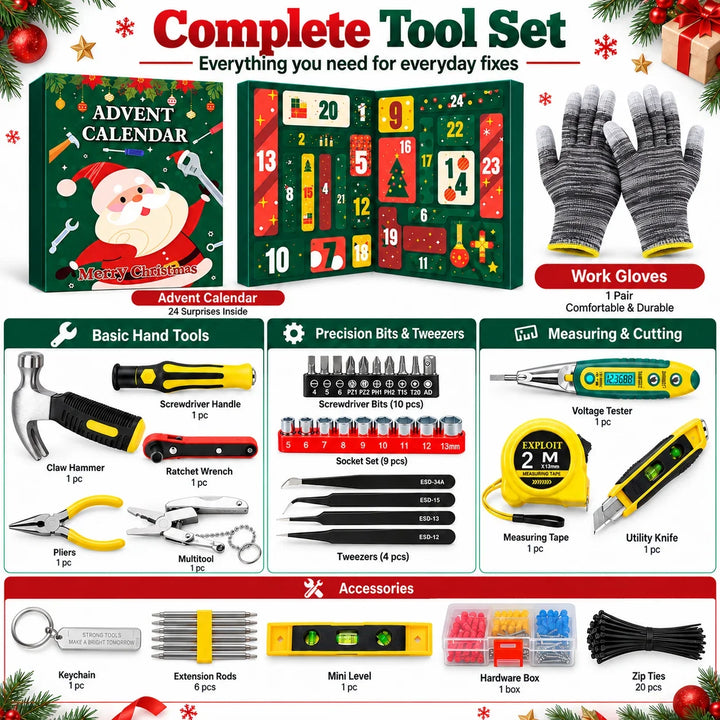 DIY Tool Advent Calendar With Repair Kit | Christmas