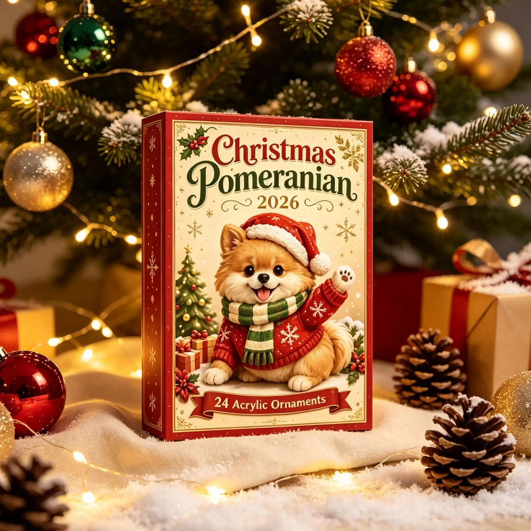 Calendrier de l’Avent pour chien avec décorations pour sapin | Noël