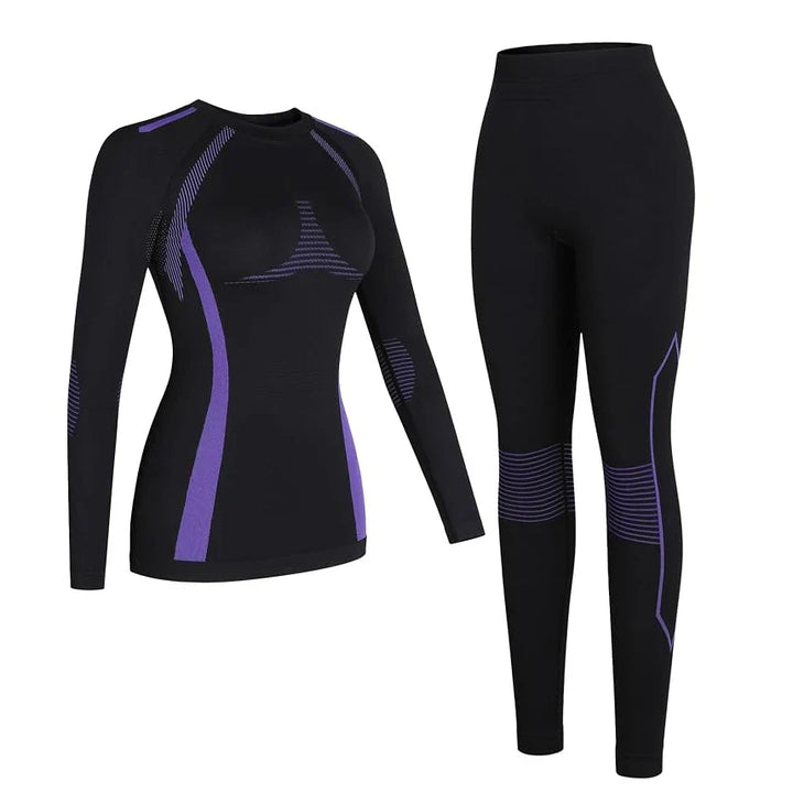 Women’s Long Sleeve Leggings Thermal Underwear Set | Winter