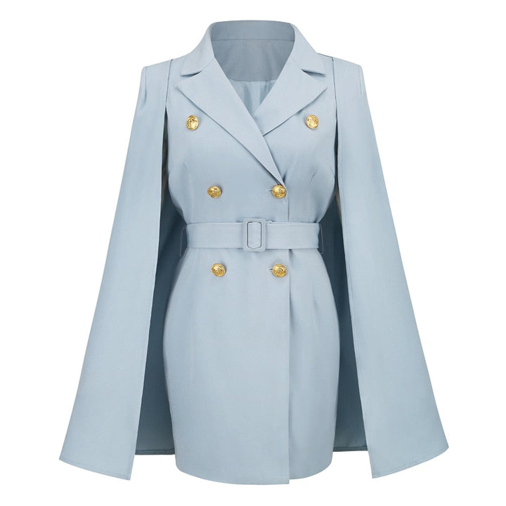 Women’s Formal Cape Blazer Dress | Mini