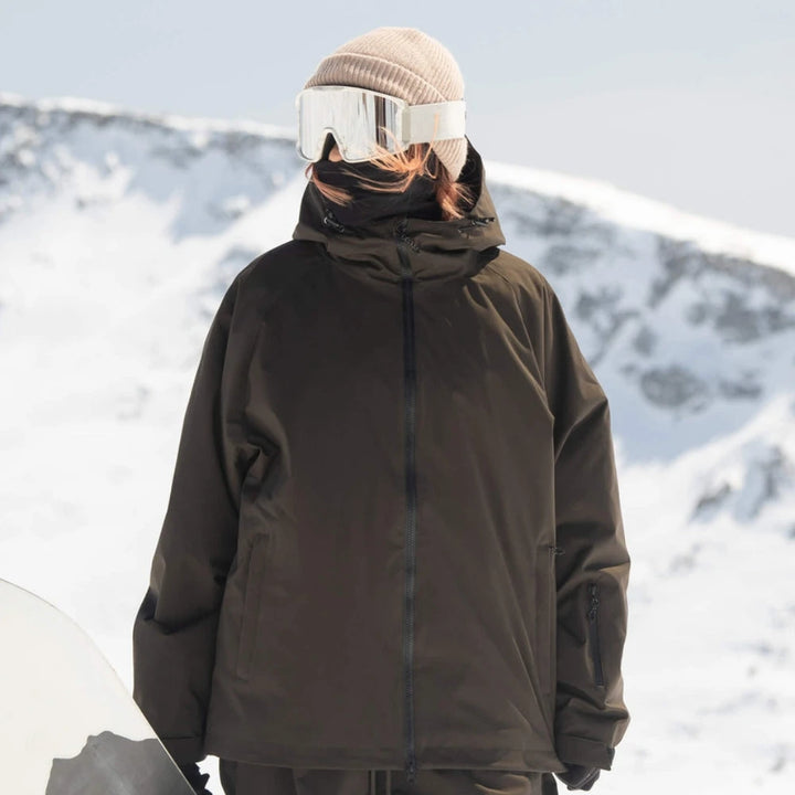 Unisex Hooded Oversized Ski Jacket | Snowboard