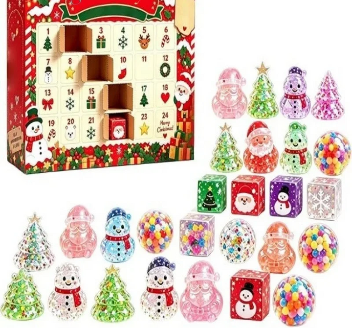 Mochi Squishy Toy Advent Calendar 24 Days | Christmas
