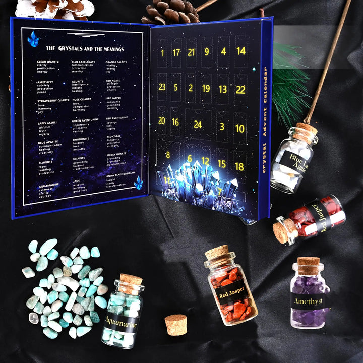 Natural Gemstone And Jewellery Advent Calendar | Christmas