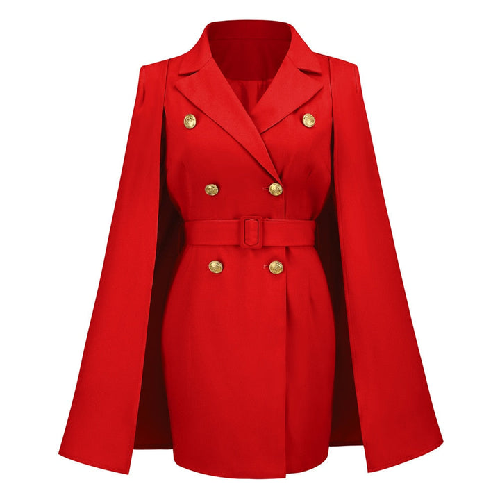 Women’s Formal Cape Blazer Dress | Mini