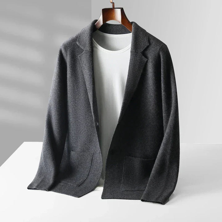 Gilet boutonné en maille pour homme | Col en V