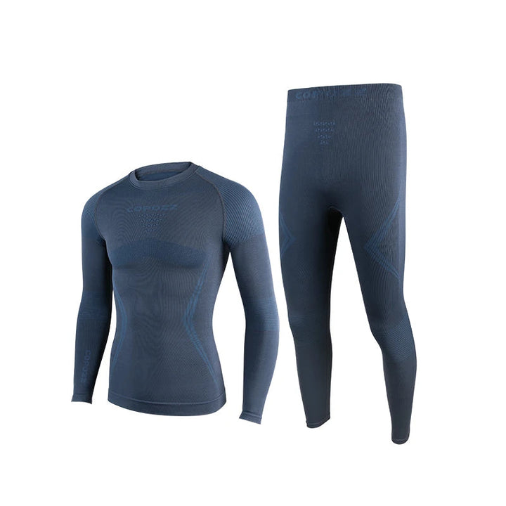 Ensemble de sous-vêtements thermiques de ski unisexe avec haut et caleçon long | hiver