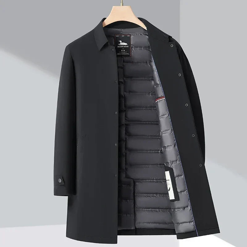 Trench-coat matelassé pour homme | Hiver