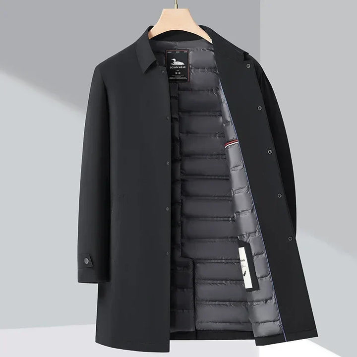 Trench-coat matelassé pour homme | Hiver