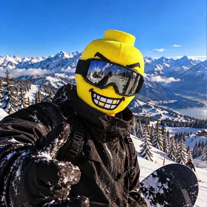 Unisex Knitted Funny Face Balaclava Ski Mask | Winter