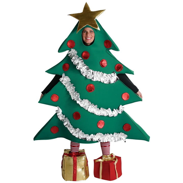 Unisex Party Christmas Tree Costume Set | Green