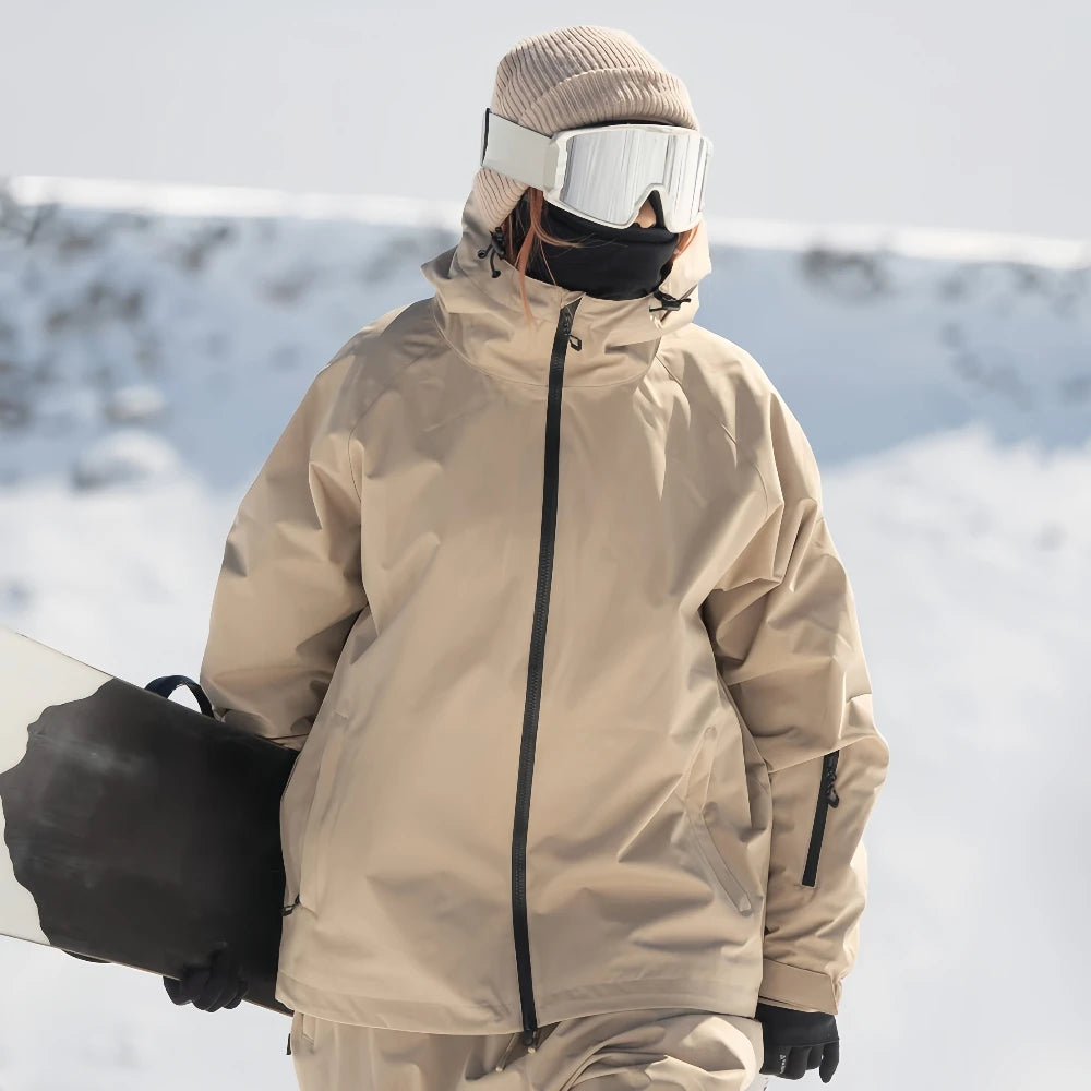 Unisex Hooded Oversized Ski Jacket | Snowboard