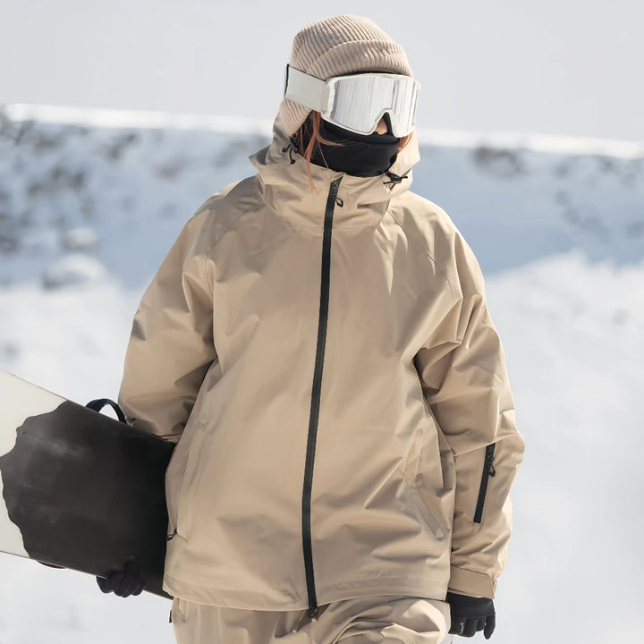 Unisex Hooded Oversized Ski Jacket | Snowboard