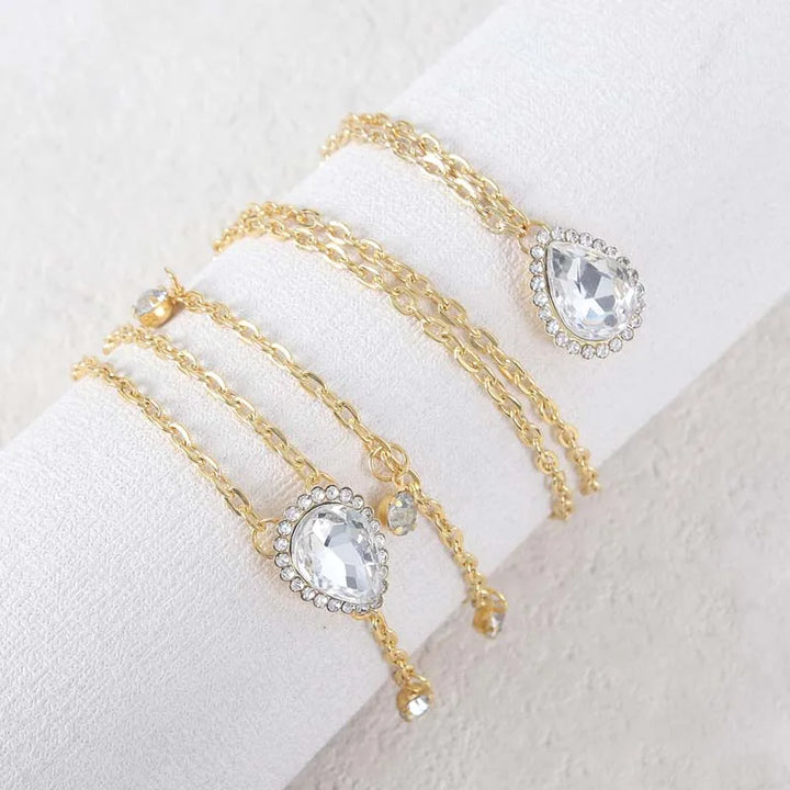 Women’s Gold Backdrop Necklace | Bridal