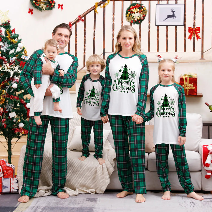 Family Matching Printed Pajamas Set | Christmas