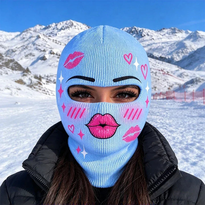 Unisex Knitted Funny Face Balaclava Ski Mask | Winter