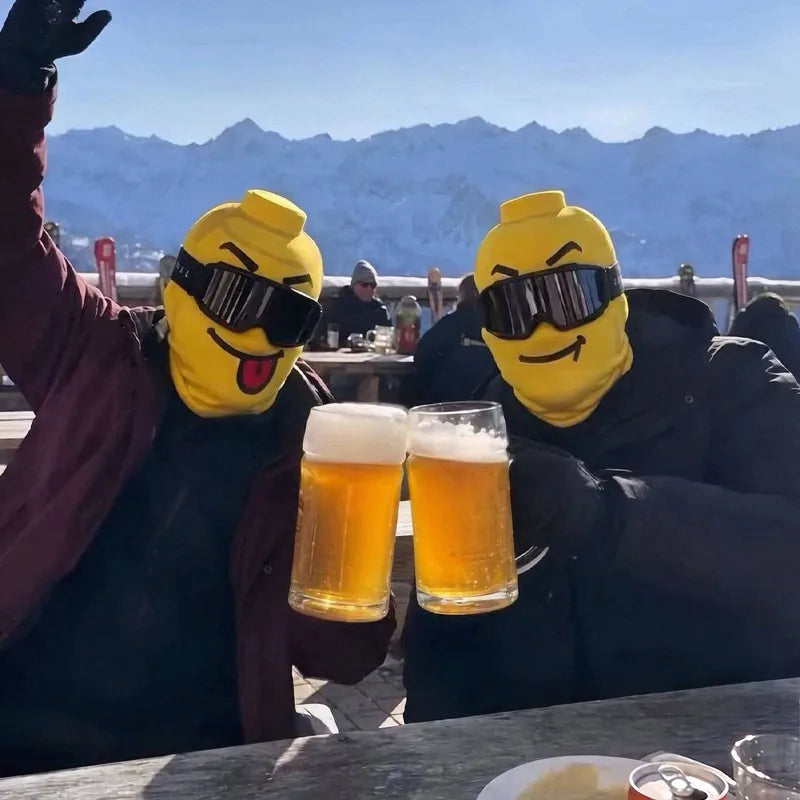 Unisex Knitted Funny Face Balaclava Ski Mask | Winter