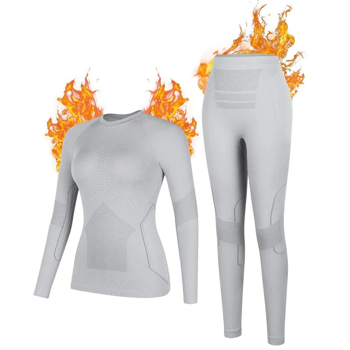 Women’s Long Sleeve Leggings Thermal Underwear Set | Winter