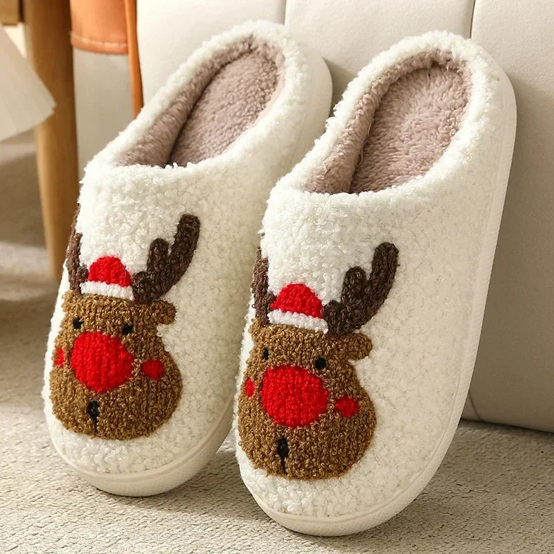 Unisex Winter Non-Slip House Slippers | Warm