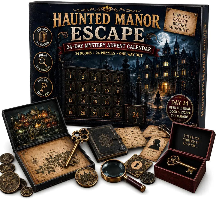 Escape Room Advent Calendar With Mystery Puzzles | Christmas
