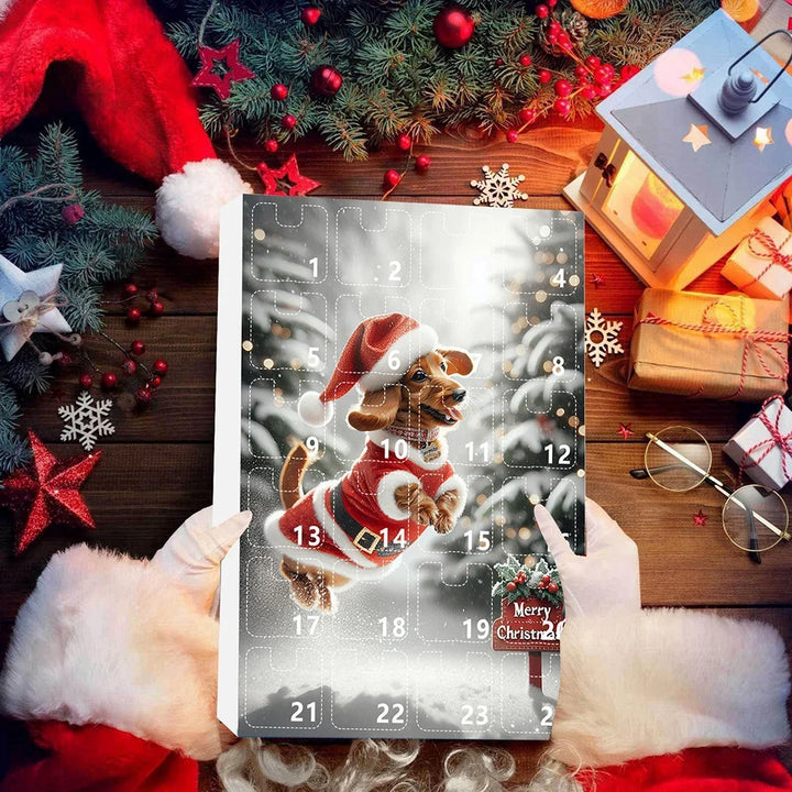 Dachshund Dog Advent Calendar With Tree Decorations | Christmas