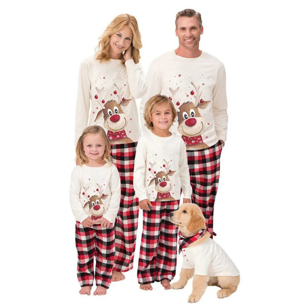 Family Matching Printed Pajamas Set | Christmas