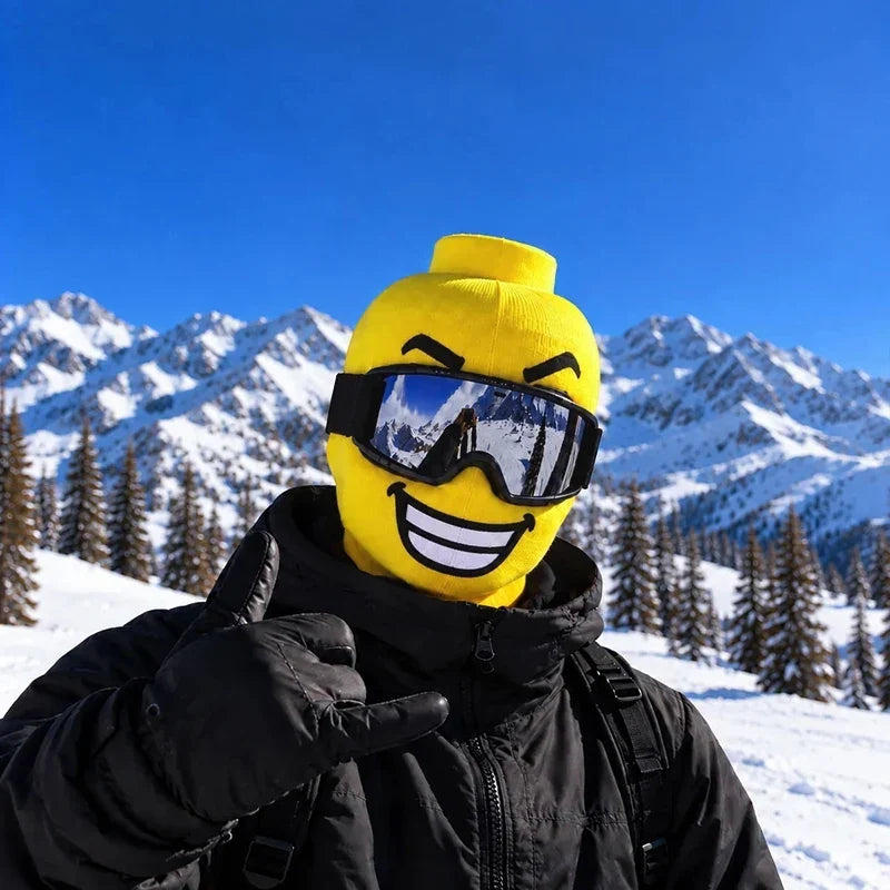 Unisex Knitted Funny Face Balaclava Ski Mask | Winter