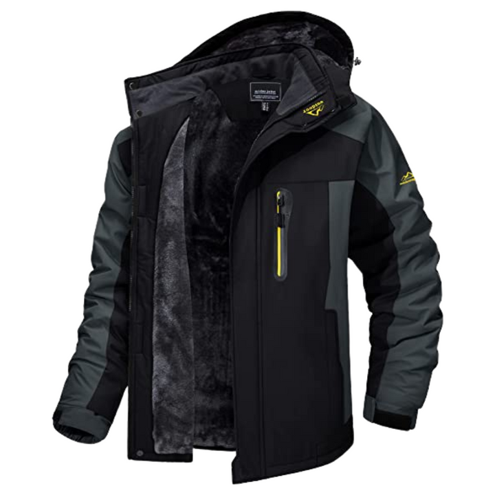 Men's Outdoor Hiking Hooded Jacket | Winter
