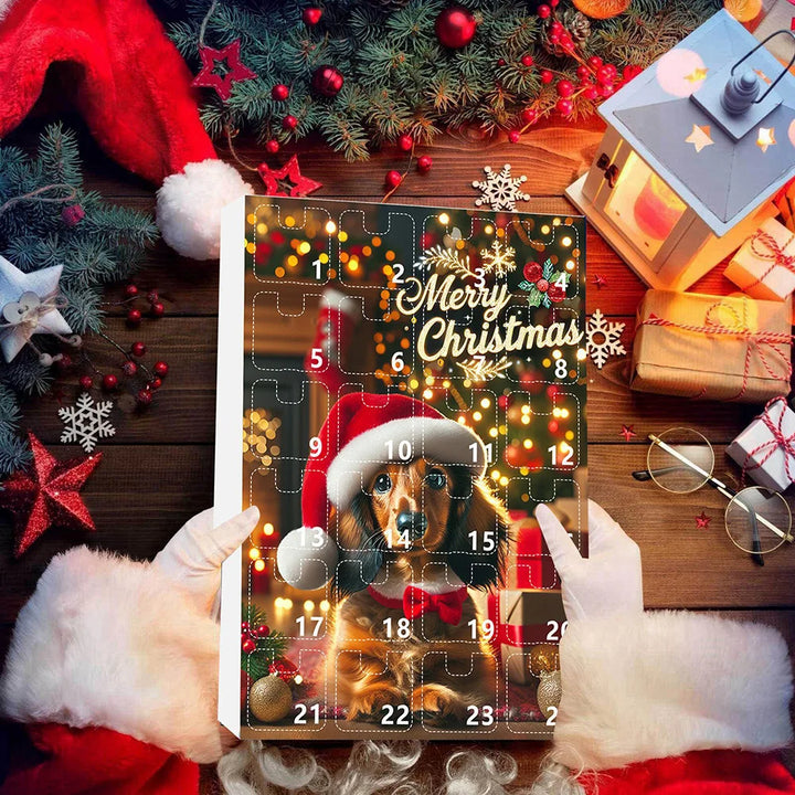 Dachshund Dog Advent Calendar With Tree Decorations | Christmas