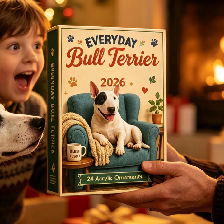 Calendrier de l’Avent bull-terrier pour les amoureux des chiens | Noël
