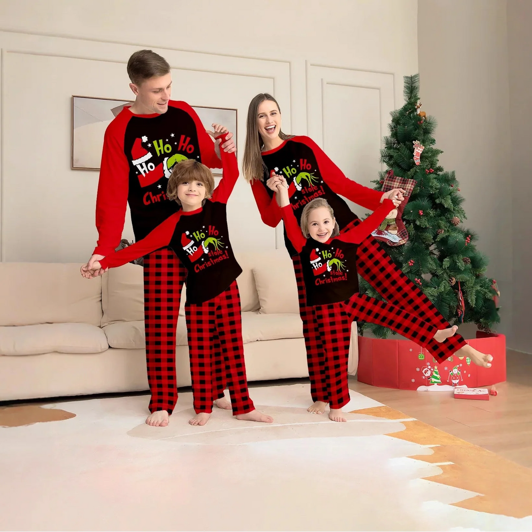 Ensemble de pyjamas de Noël assortis pour toute la famille, à manches longues | Hiver