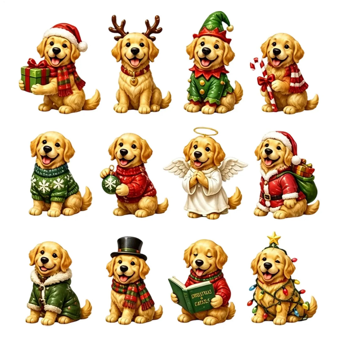 Calendrier de l’Avent de Noël pour chien golden retriever | 24 jours