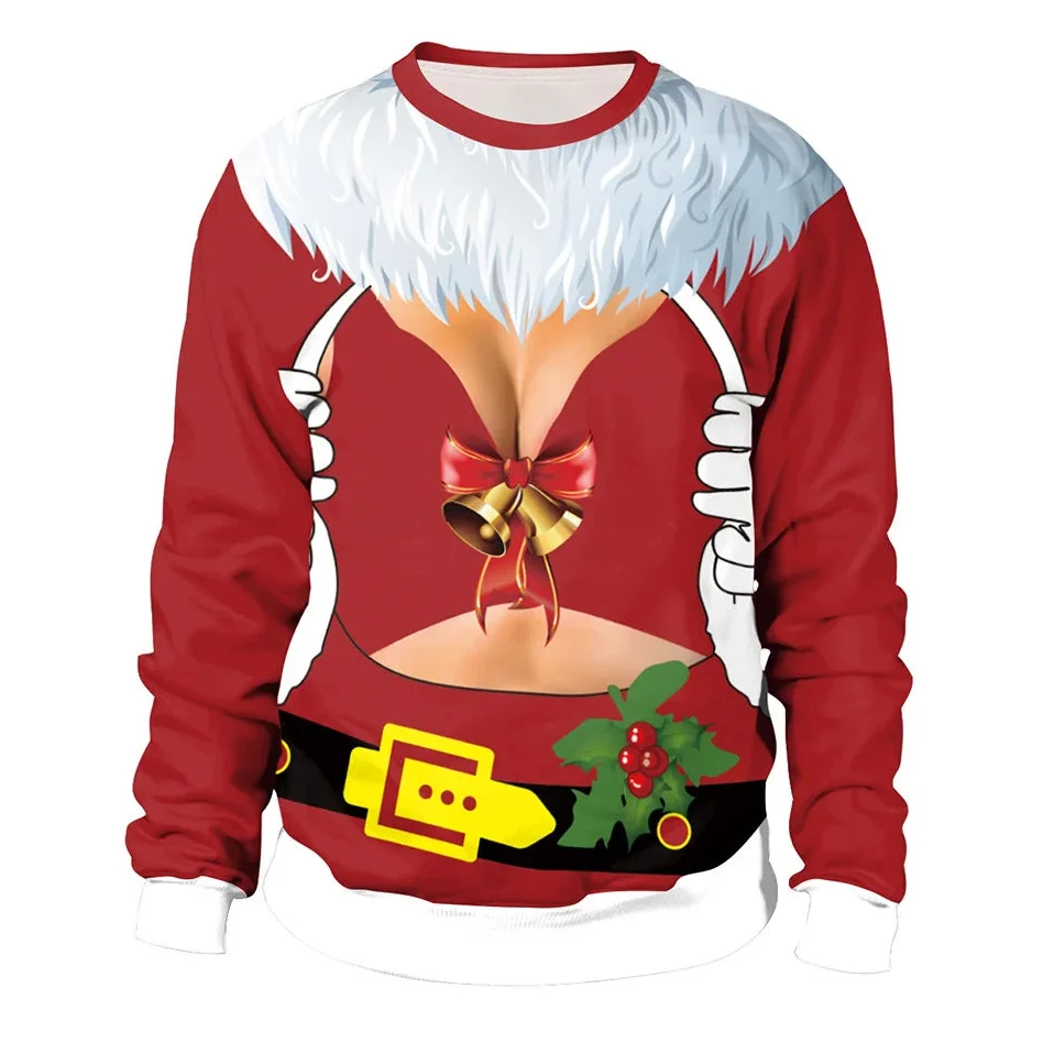 Men's Long Sleeve Winter Christmas Sweater | Printed