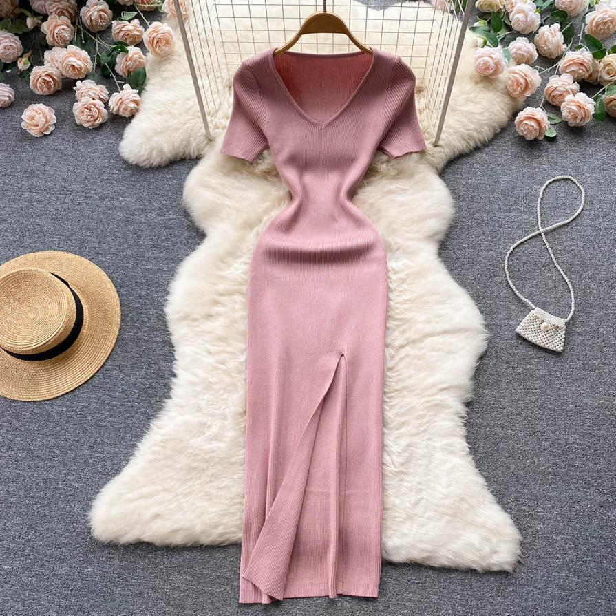 Women’s Ribbed Knit Dress | Maxi