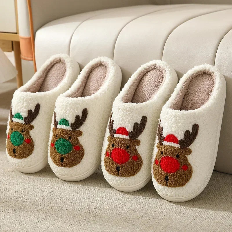 Unisex Winter Non-Slip House Slippers | Warm