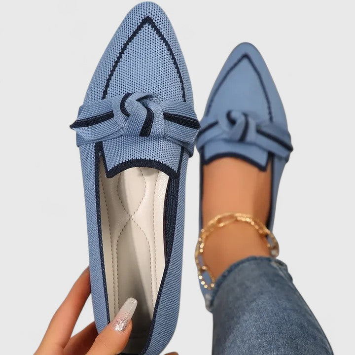 Women's Contrast Point Toe Loafers | Work