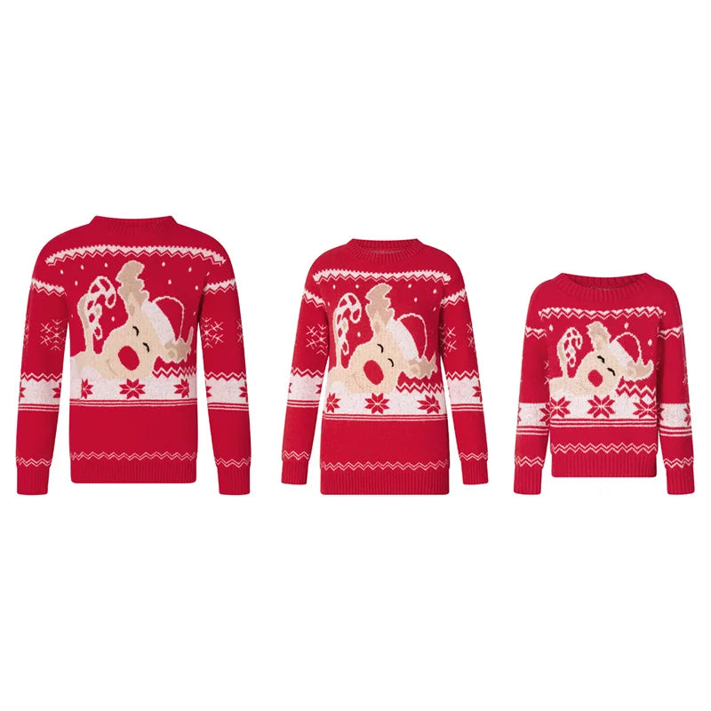Matching Family Crew Neck Christmas Knit Jumper | Winter