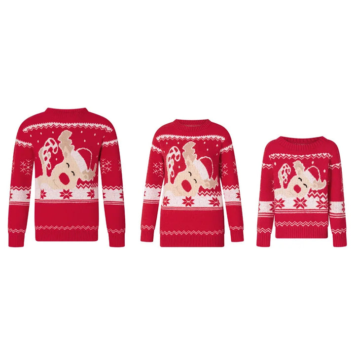 Matching Family Crew Neck Christmas Knit Jumper | Winter