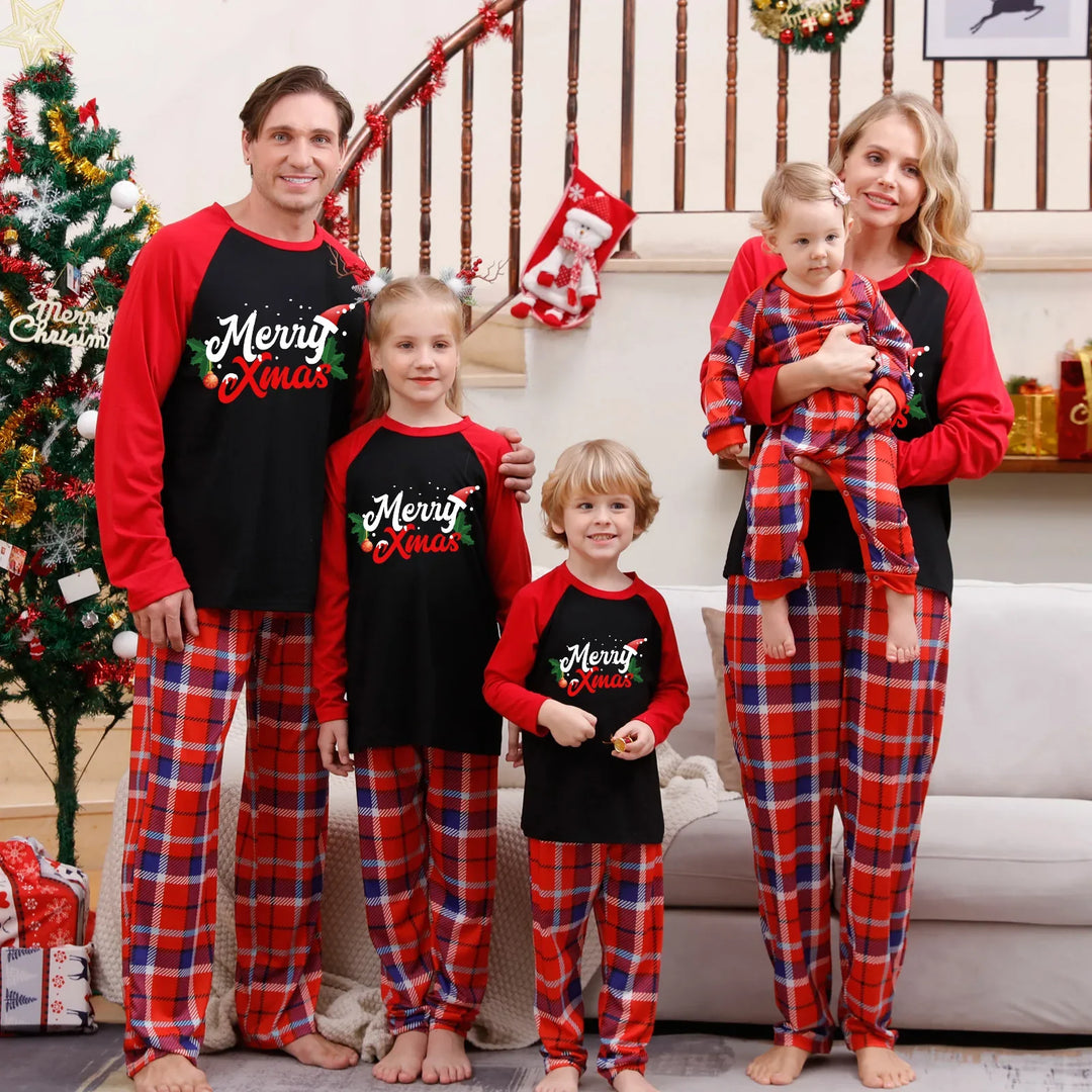 Family Matching Printed Pajamas Set | Christmas