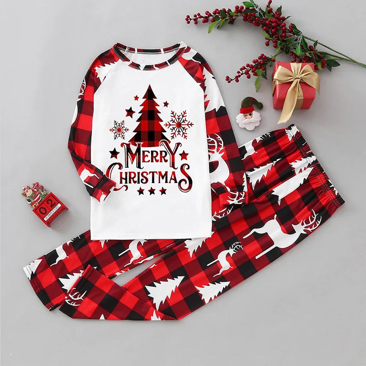 Family Matching Printed Pajamas Set | Christmas