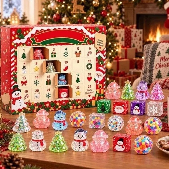 Mochi Squishy Toy Advent Calendar 24 Days | Christmas