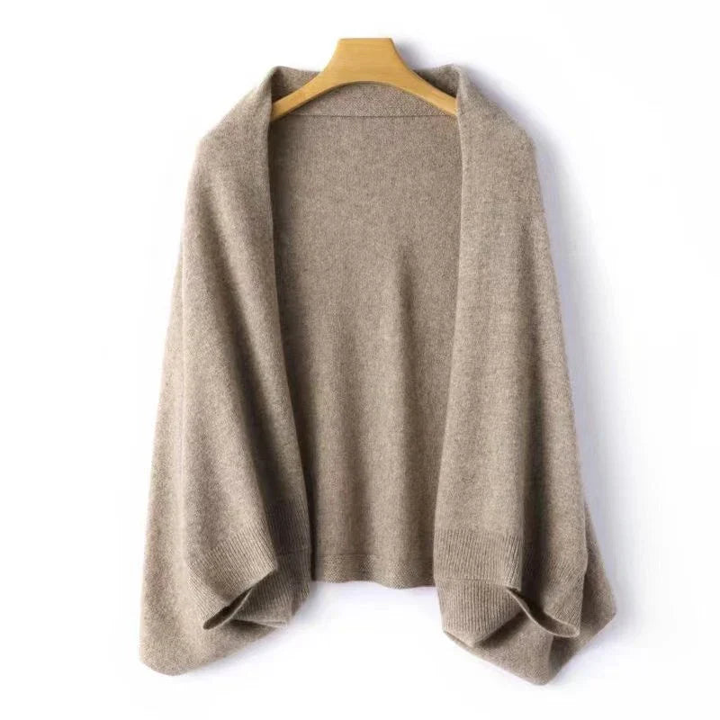 Women's Oversized Wrap Knitted Cardigan | Shrug
