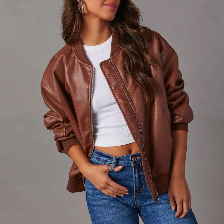 Veste de motard décontractée pour femme | Hiver