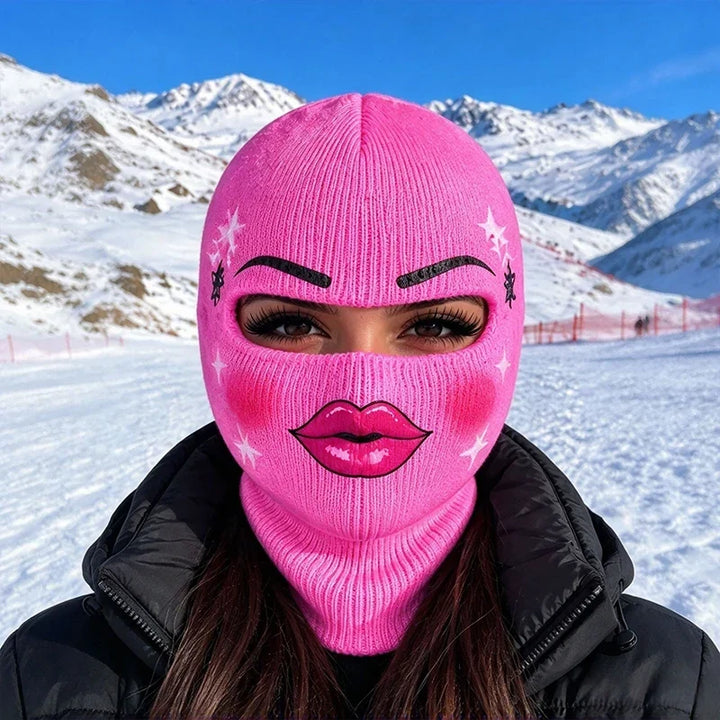 Unisex Knitted Funny Face Balaclava Ski Mask | Winter