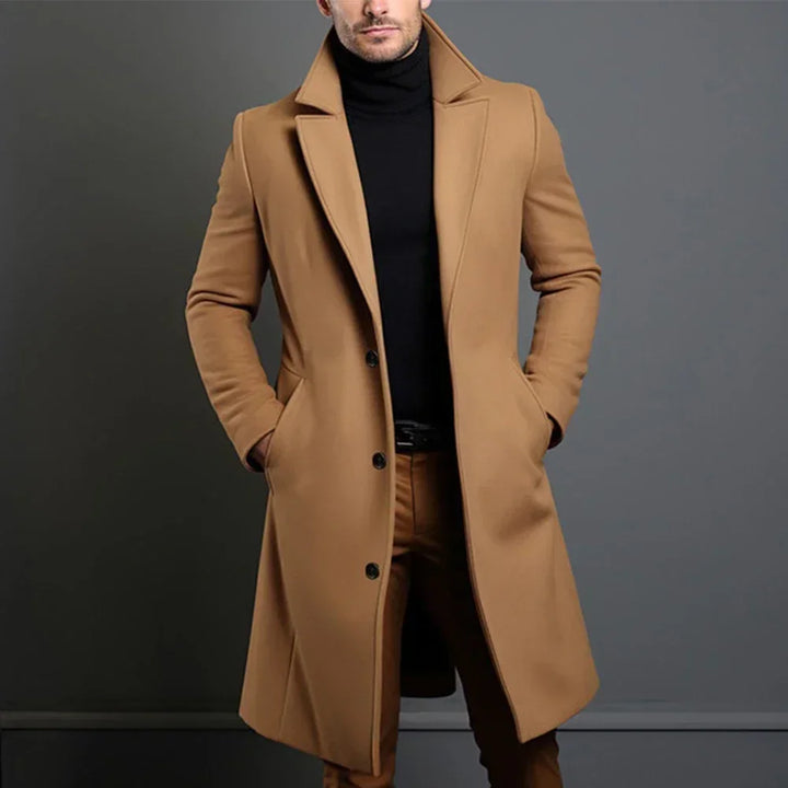 Long trench-coat pour homme | Hiver