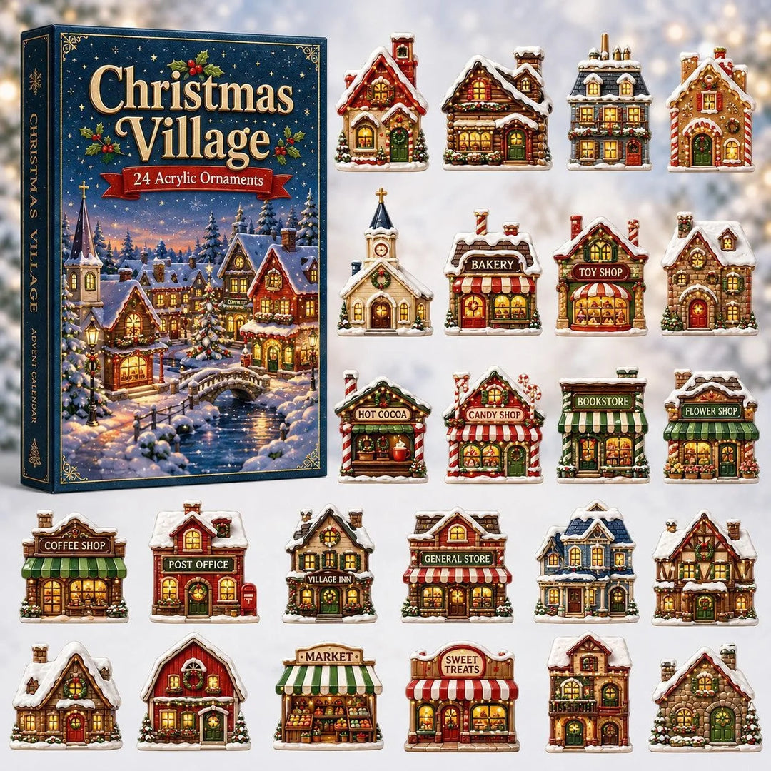 Calendrier de l’Avent de Noël | décorations miniatures | 24 jours